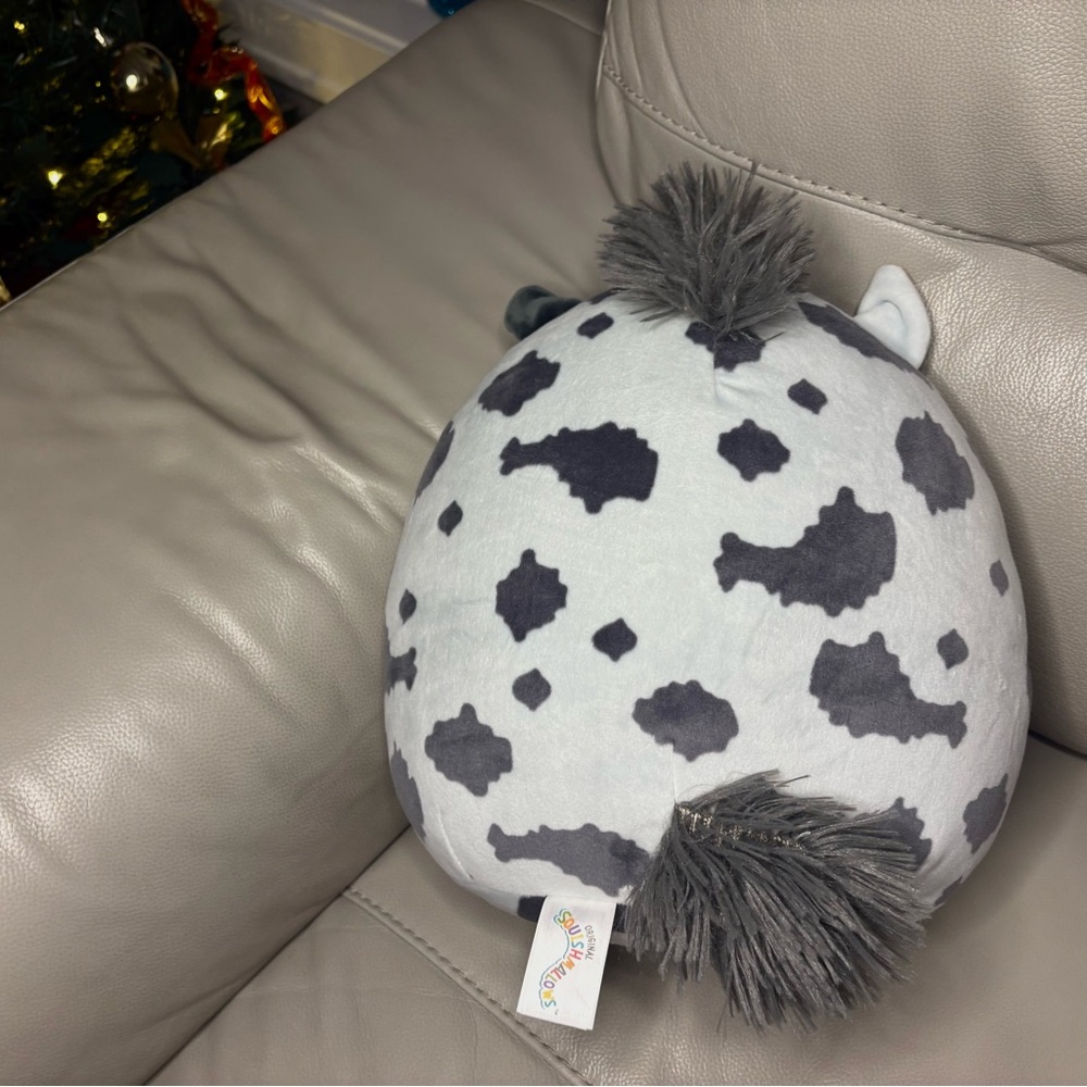 SQUISHMALLOWS GRADY the Blueish Spotted Cow | Original | Plush Toy - Picture 3 of 7